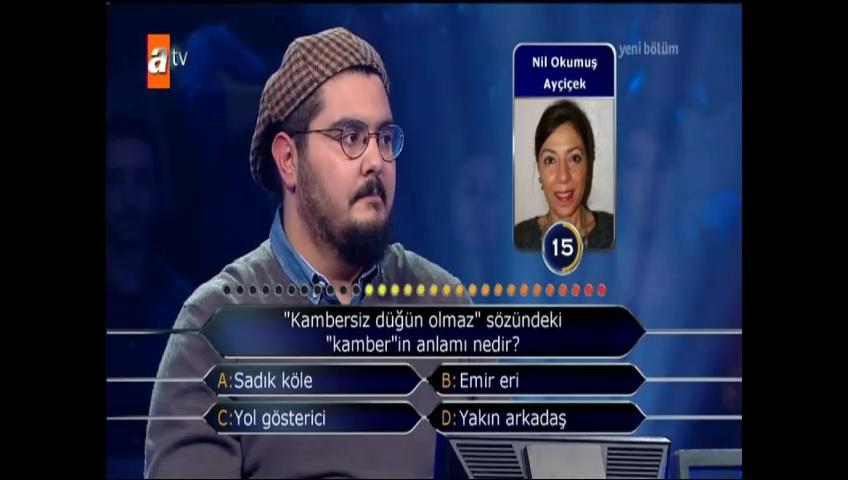 Milyoner'de ODTÜ mezunu kriptolog gence Google jokeri