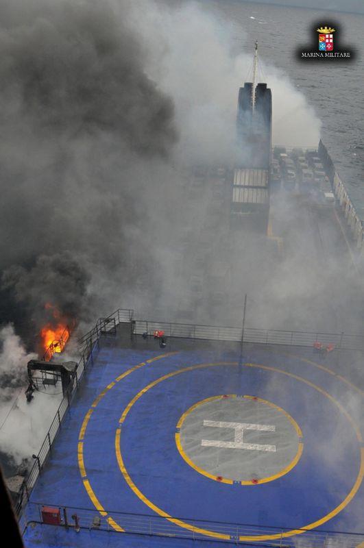 Yanan İtalyan gemisinden kurtarılan Türklerden açıklama