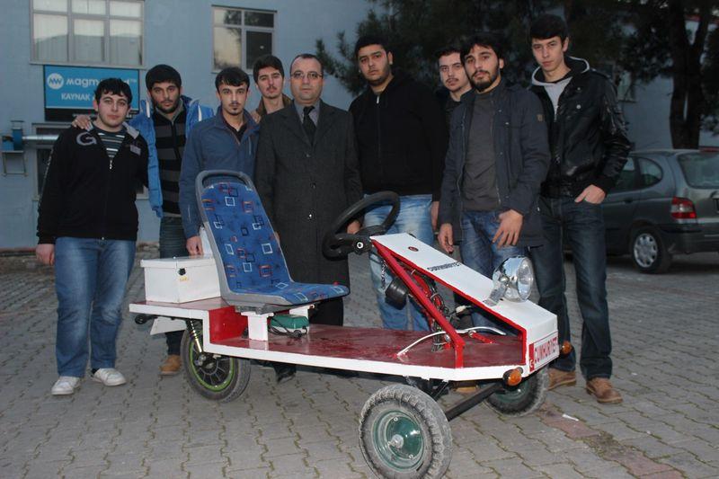 Denizli'de 5 ayrı elektrikli araç üretildi