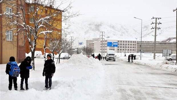 İstanbul ve 29 ilde kar tatili