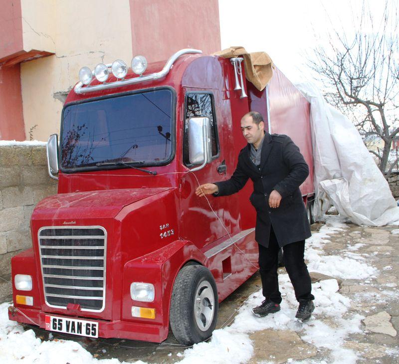 Türkiye'nin ilk yerli TIR'ı köfteci dükkanı oluyor