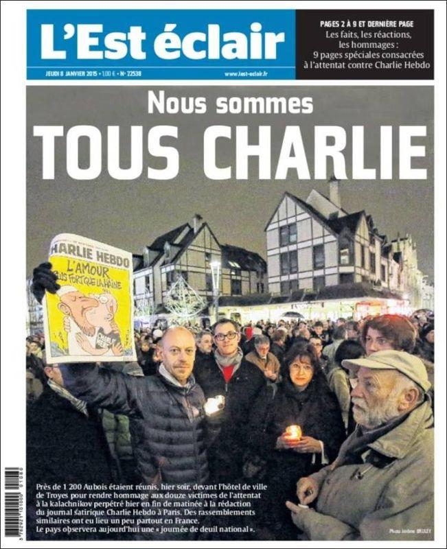 Fransız gazeteleri bugün aynı başlığı attı