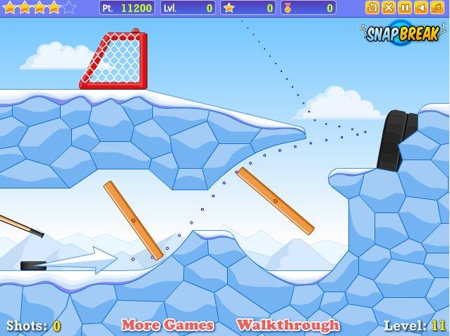 Hokey sopası ile hedef alın