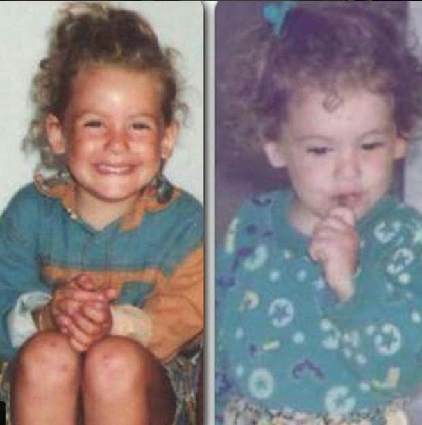 Sinem Kobal'ın çocukluk fotoğrafı