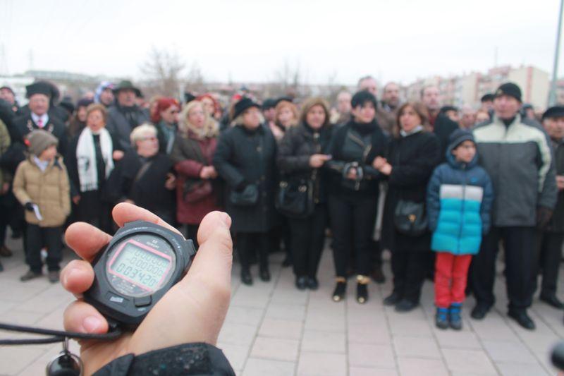 Islıkla 10. Yıl Marşı rekor denemesi başarısız oldu