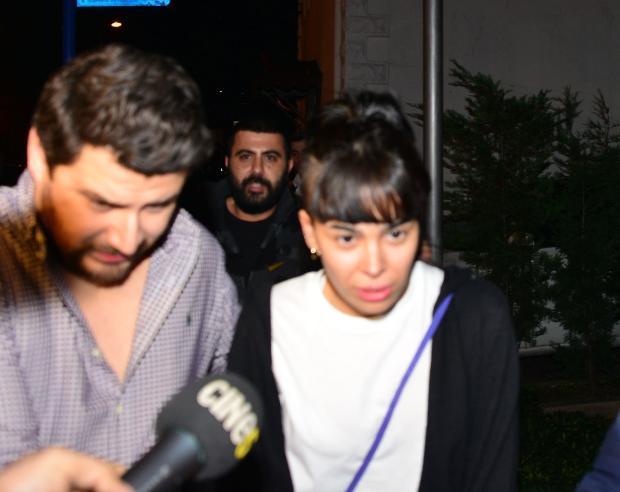 Asena Erkin'in arabasına nazar değdi