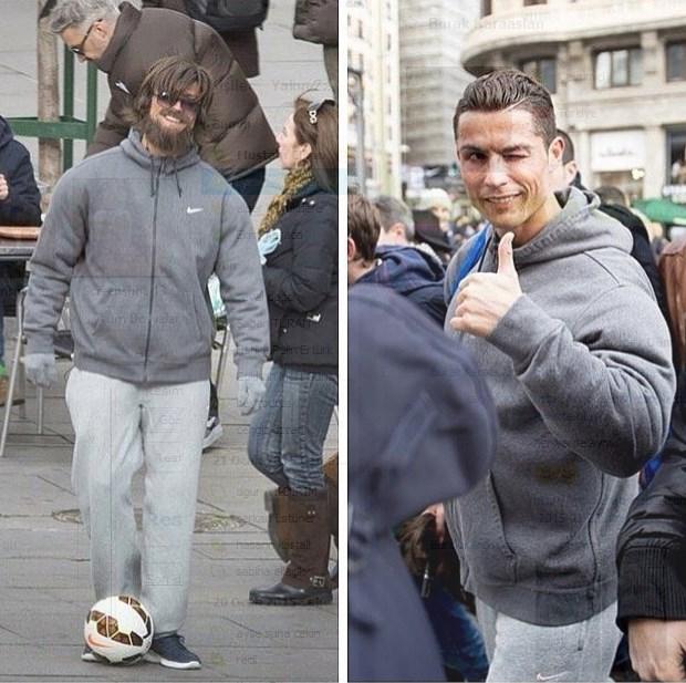 Cristiano Ronaldo'nun sokak tarzı