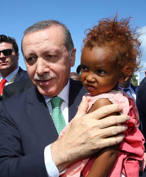 Cumhurbaşkanı Erdoğan Cibuti sokaklarında