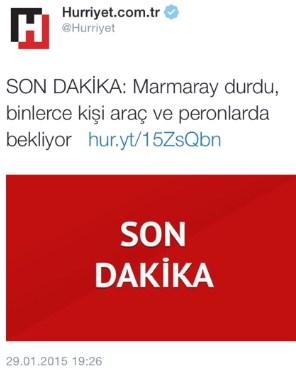 Marmaray yoğunluk nedeniyle arızalandı