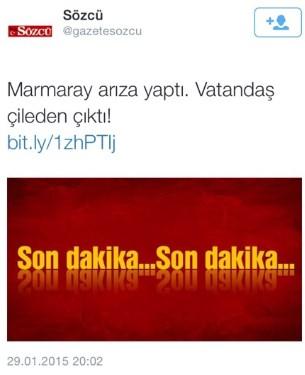 Marmaray yoğunluk nedeniyle arızalandı