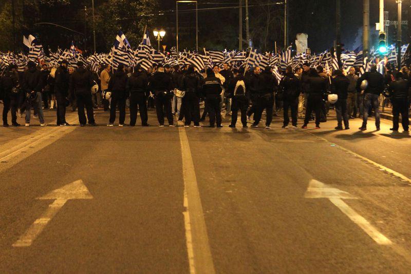 Yunanistan'da Kardak krizi eylemi