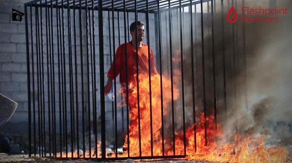 Ürdünlü pilot yakılarak infaz edildi