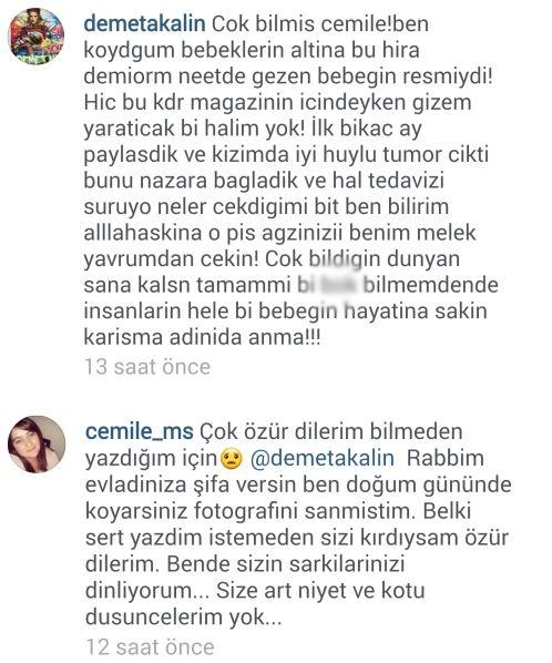 Demet Akalın'ın kızı Hira'da tümör çıktı