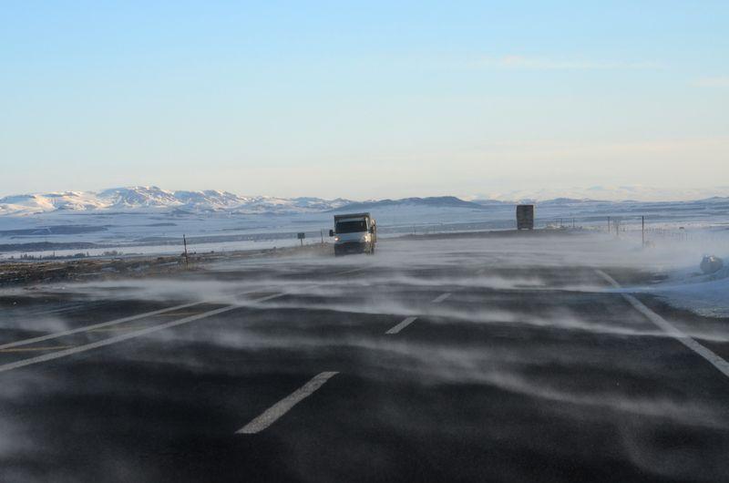 Kars'ta tipi ve fırtına