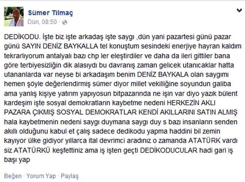 CHP'liler Sümer Tilmaç'ı kızdırdı