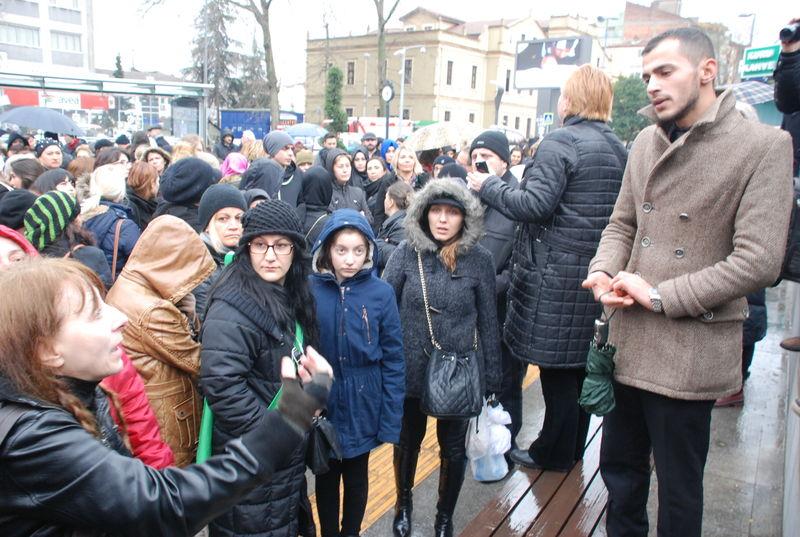 Kocaeli'nde kadınları çileden çıkaran protestocu