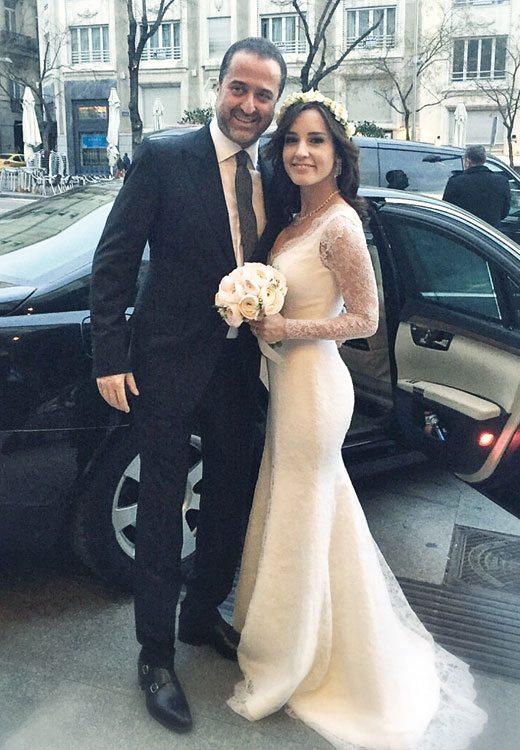 Serdar Bilgili Nazlı Çelik'le Madrid'de evlendi