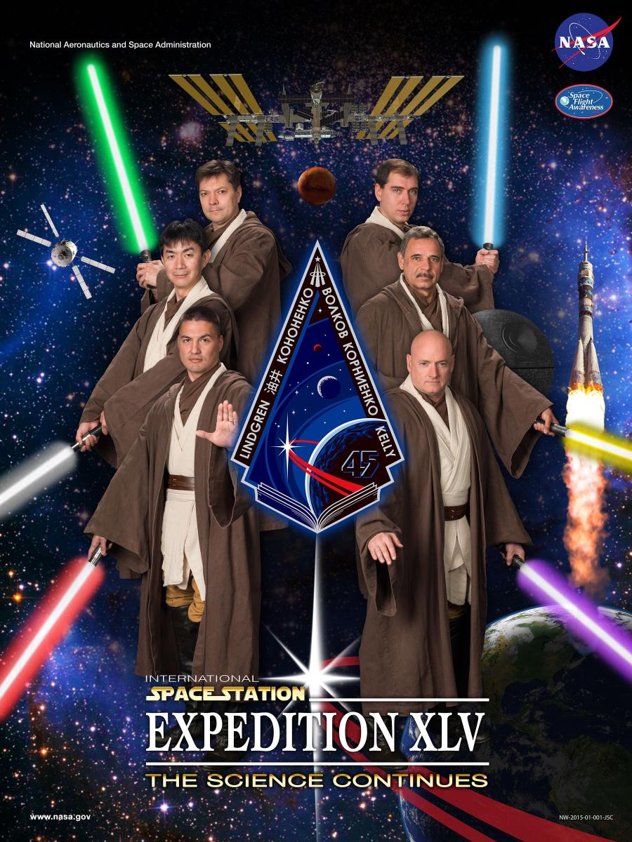 NASA ekibi Star Wars kostümü giydi