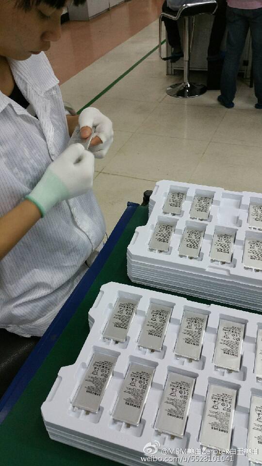 Samsung Galaxy S6'nın bataryasına ait görüntüler sızdı