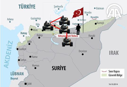 Süleyman Şah Türbesi'ndeki naaşlar nakledildi