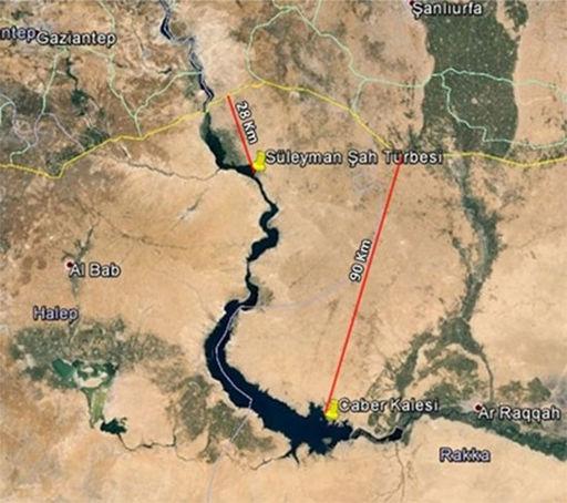 Süleyman Şah Türbesi'ndeki naaşlar nakledildi