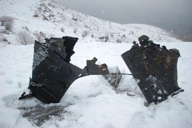 Malatya'daki uçağın enkazından görüntüler