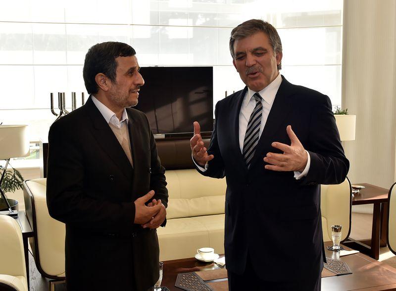 Eski İran Cumhurbaşkanı Ahmedinejad'dan Gül'e ziyaret