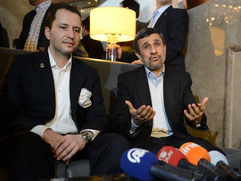 Ahmedinejad Erbakan için Bursa'ya geldi