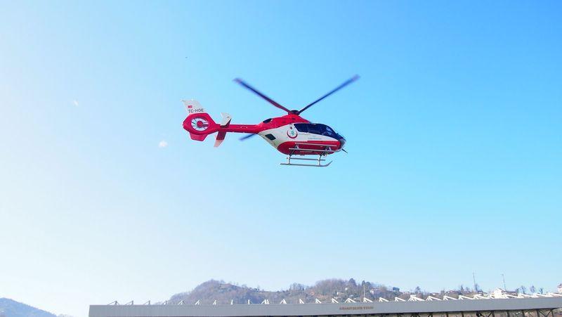 Gece görüşlü ambulans helikopterlerin eğitimleri tamamlandı