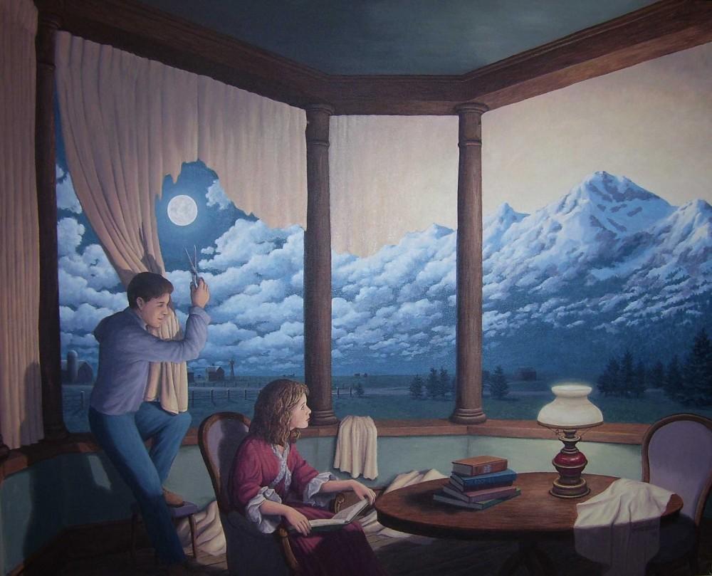 Rob Gonsalves'in Büyülü Gerçeklik resimleri
