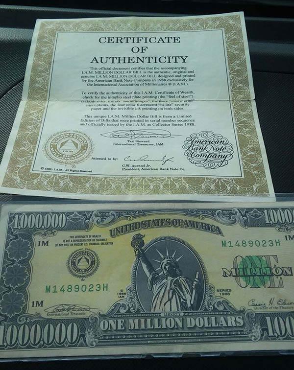 Manisa'da 1 milyon dolarlık banknot ele geçirildi