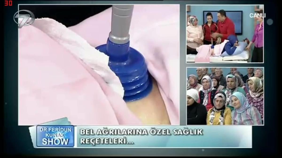 Feridun Kunak'ın programında tepki çeken tedavi yöntemi