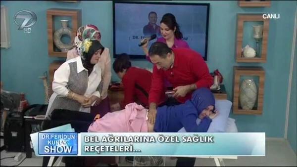 Feridun Kunak'ın programında tepki çeken tedavi yöntemi