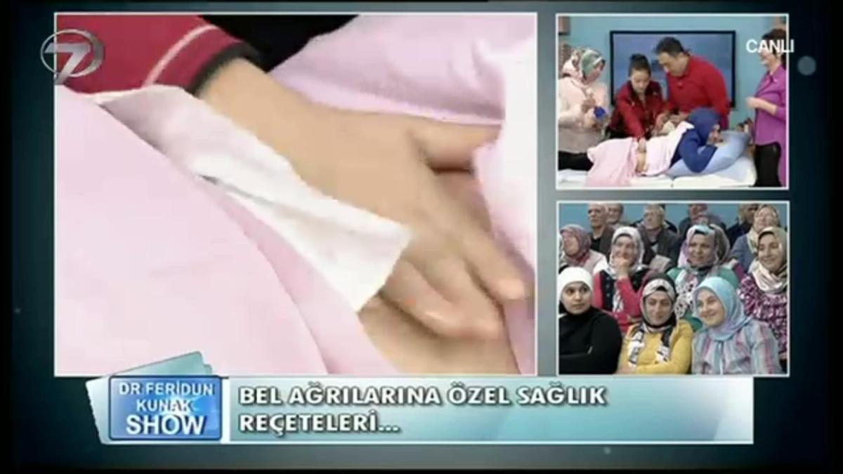 Feridun Kunak'ın programında tepki çeken tedavi yöntemi