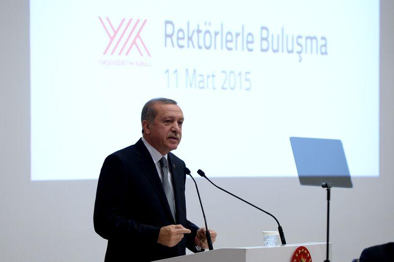 Cumhurbaşkanı Erdoğan'ın YÖK konuşması