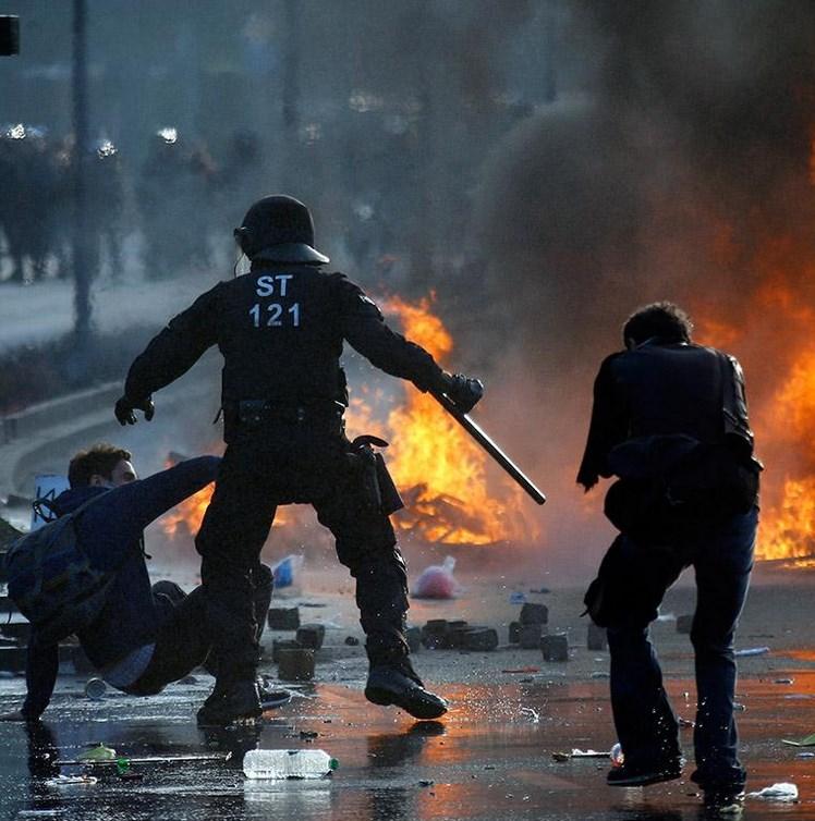 Almanya'da Avrupa Merkez Bankası'na protesto