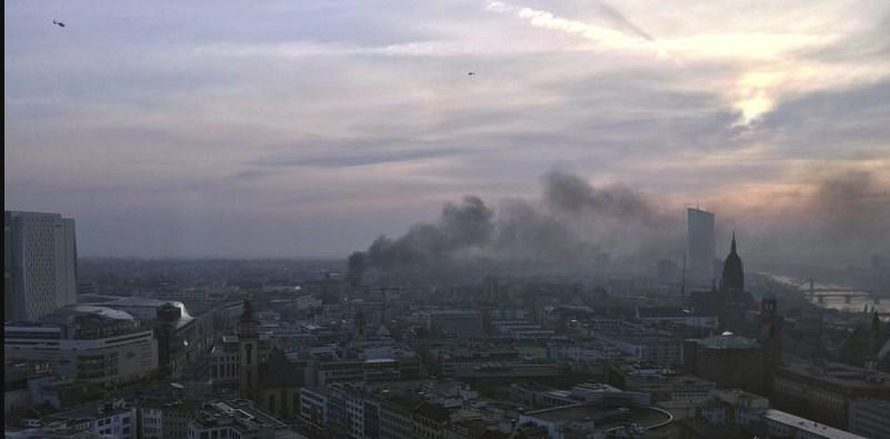 Almanya'da Avrupa Merkez Bankası'na protesto