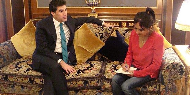 Barzani'den Amberin Zaman'a tokat gibi cevaplar