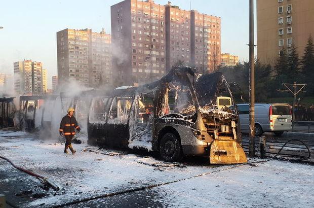 İstanbul'da yanan metrobüsün şoförü ödüllendirilecek