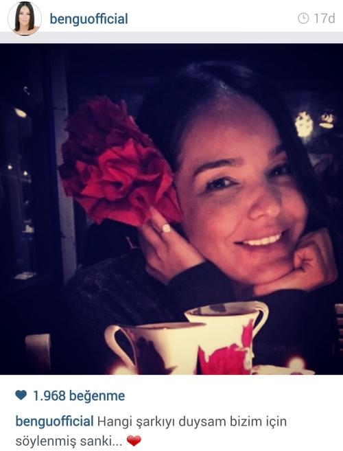 Bengü aşk sarhoşu oldu