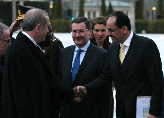 Melih Gökçek Saray'da düzenlenen törene katıldı