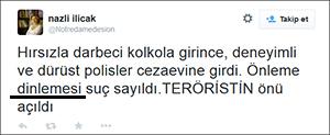 Nazlı Ilıcak rehine olayını Cemaat'in polislerine bağladı