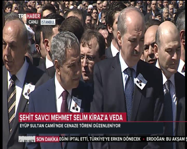 Şehit Savcı Kiraz için cenaze töreni