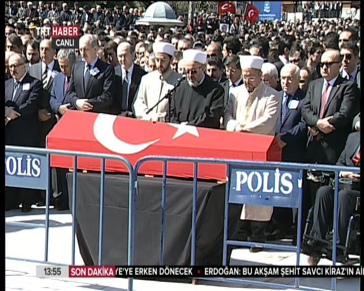 Şehit Savcı Kiraz için cenaze töreni