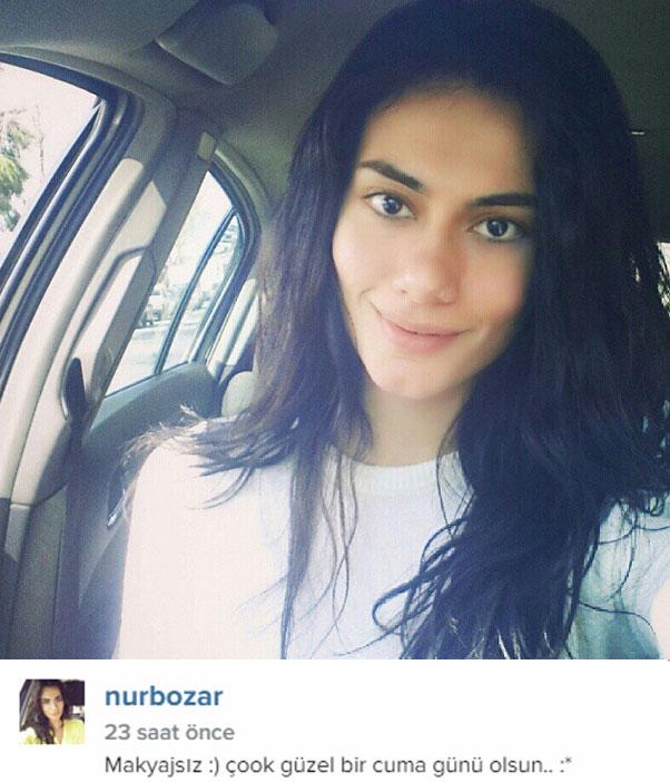 Nur Bozar'ın makyajsız hali