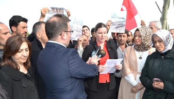 Avcılar'da mescit yıkımına protesto