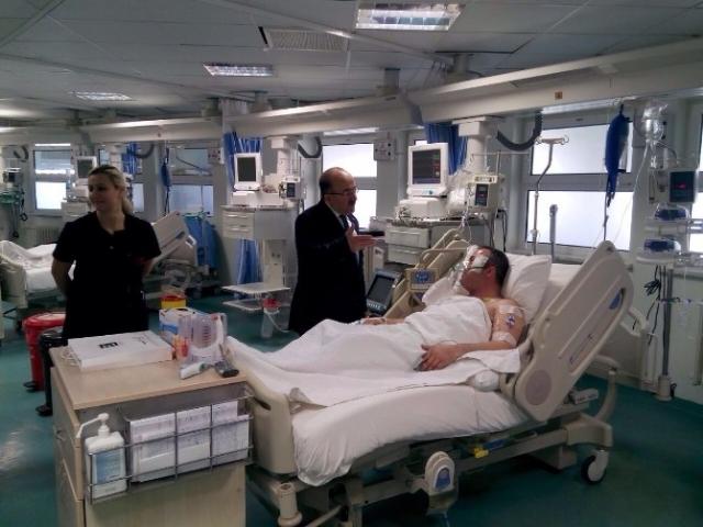 Fenerbahçe otobüsünün şoförü yoğun bakımda görüntülendi