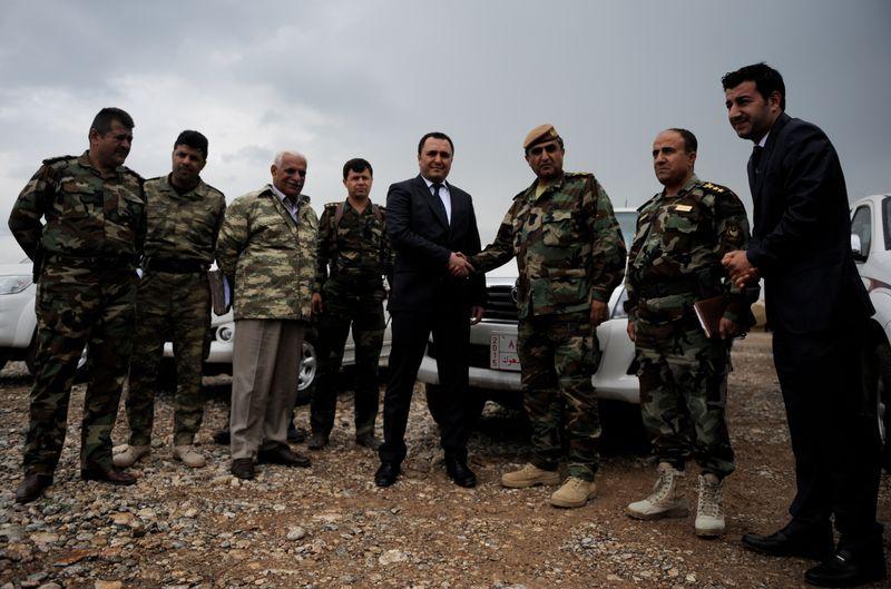 Türkiye'den Peşmergeye araç yardımı