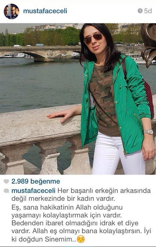 Mustafa Ceceli'den romantik doğum günü mesajı