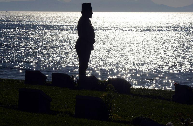 Atatürk'ün benzeri Gelibolu Yarımadası'nda